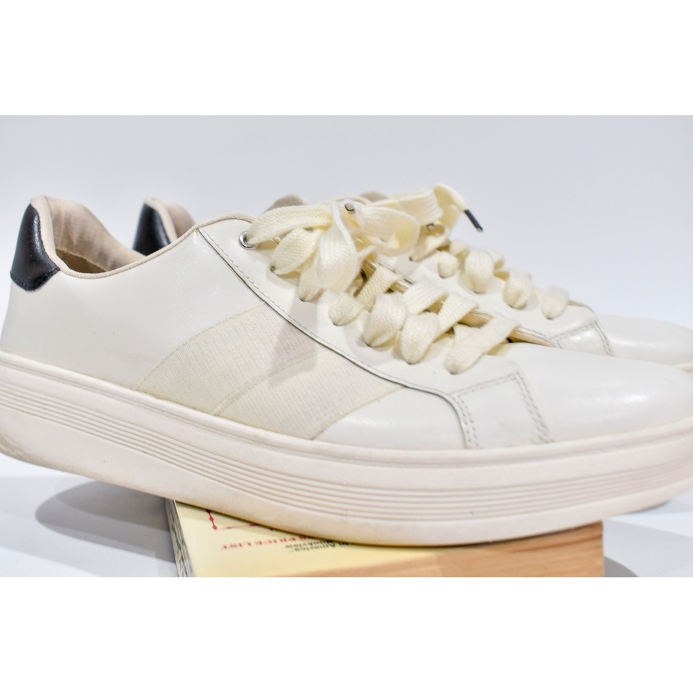 Cole Haan GrandPro Rally White Leather Platform Sneakers Mens Sz 11